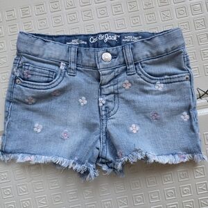 Cat & Jack Light Blue Floral Kids Shorts